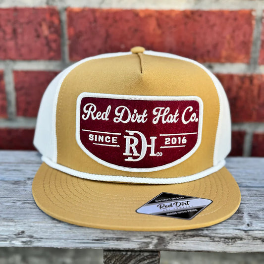 Red Dirt Hat Dawn- Brown/ Putty with Putty Rope 5 Panel