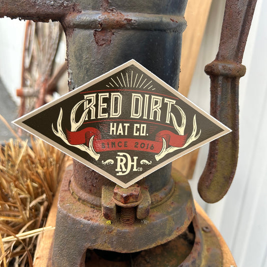 Red Dirt Hat Co. Antler Sticker