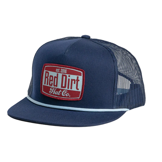 Red Dirt Hat Co. Howdy Maroon and Navy Mesh Cap