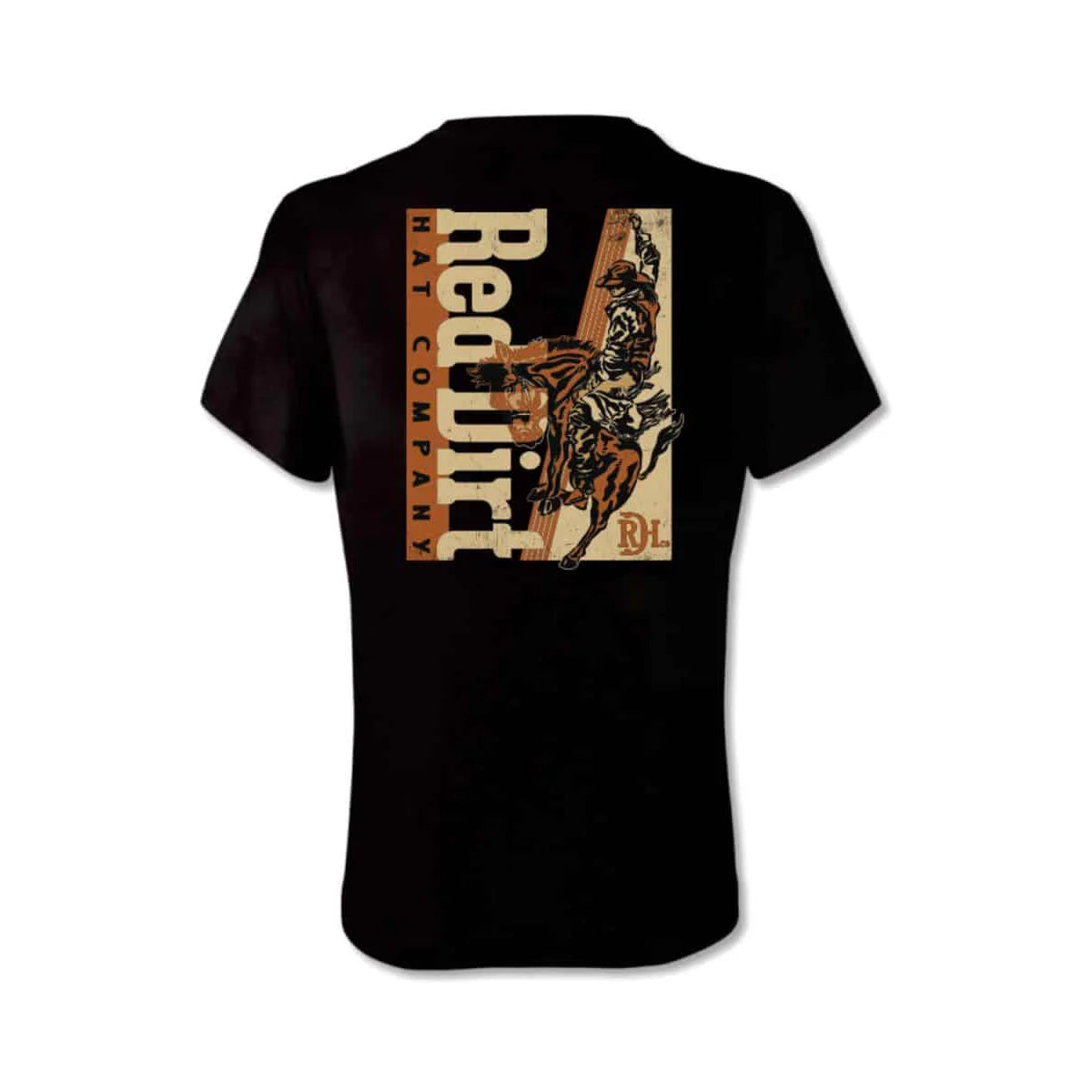 Red Dirt Hat Co. Men's Bucking Horse Graphic T-Shirt - Black