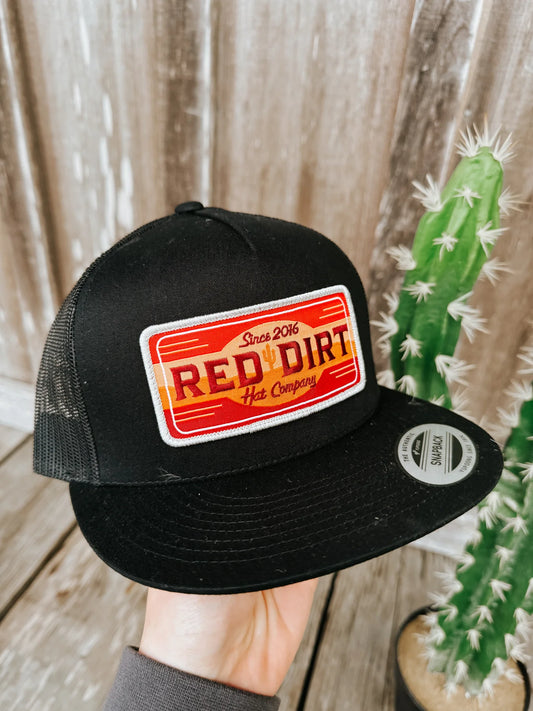 Red Dirt Hat Co. "Raw Hide" Black/Black Hat