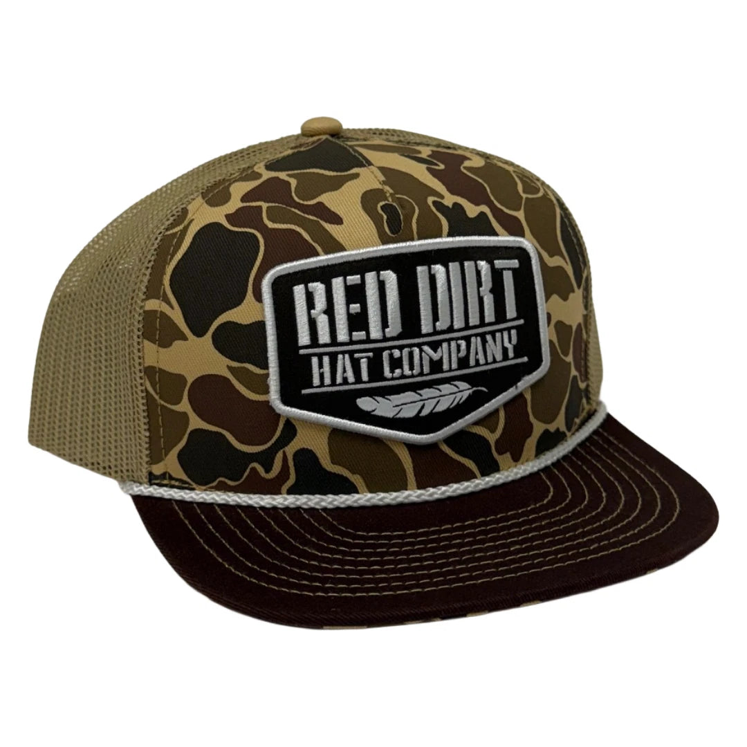 Red Dirt Hat Co. Duck Camo/Tan 5 Panel (Youth)
