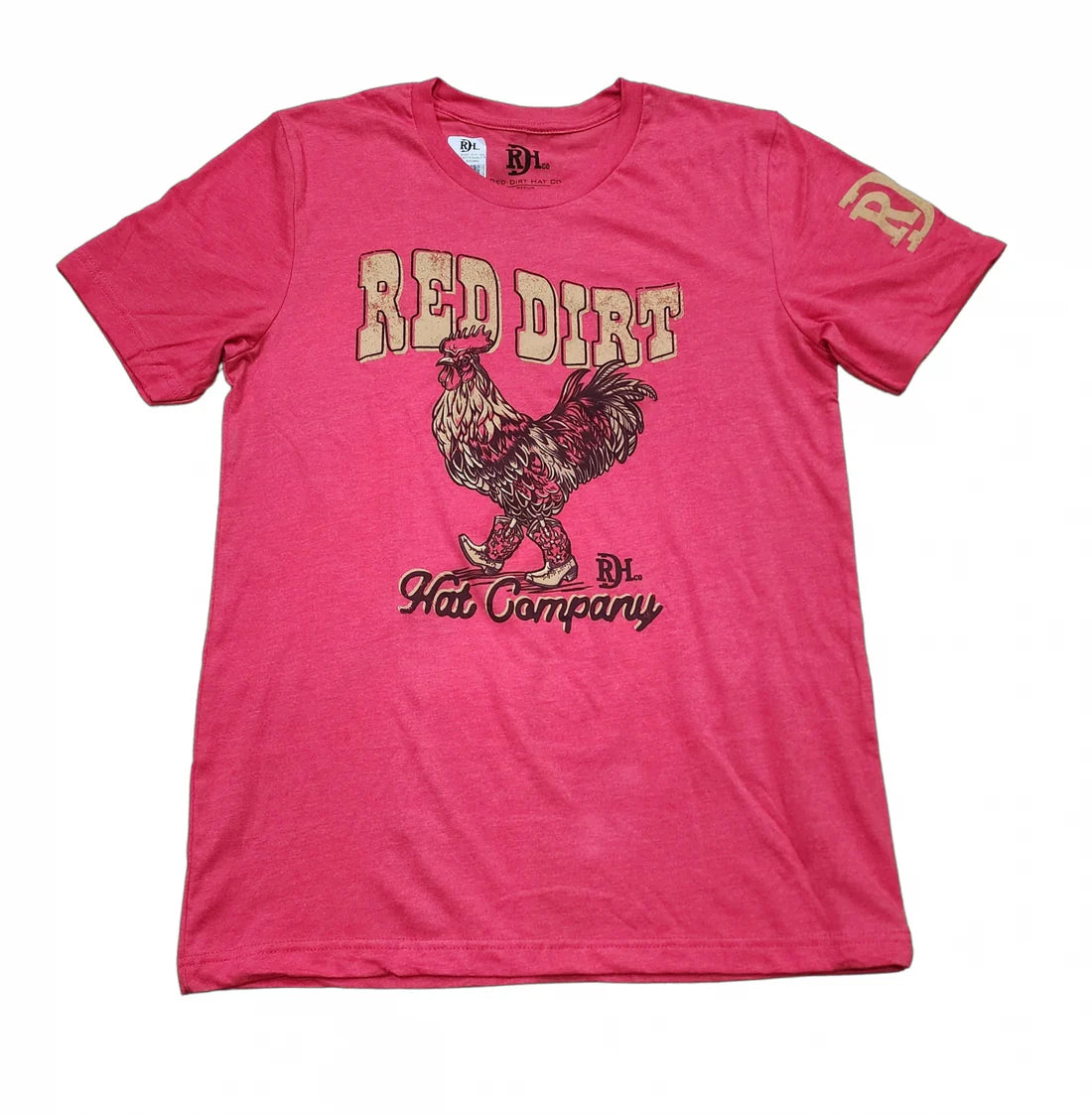 Red Dirt Hat Co Boots n' Beaks Youth T-Shirt - Red