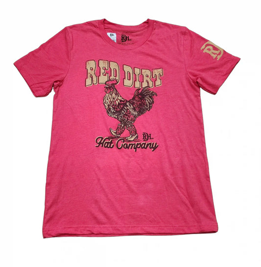 Red Dirt Hat Co Boots n' Beaks Youth T-Shirt - Red