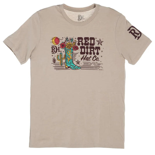 Red Dirt Hat Company Co Dosey Doe Tee - Tan