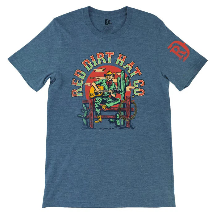 Red Dirt Hat Company Men's Singing Cowboy Tee