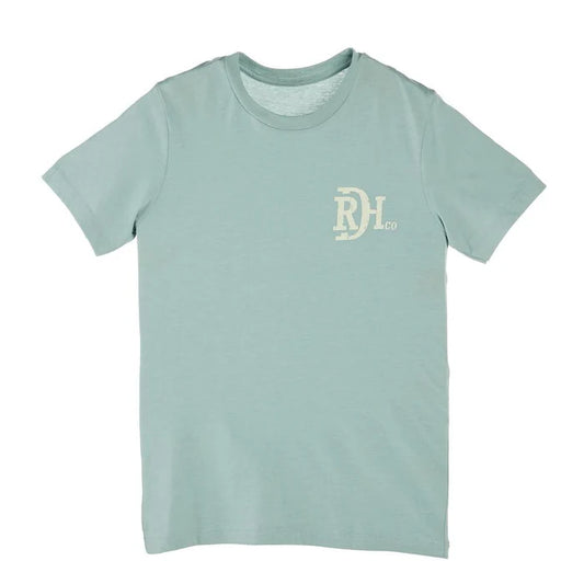 Red Dirt Hat Company Mens Dusty Big Duck Energy Tee - Blue