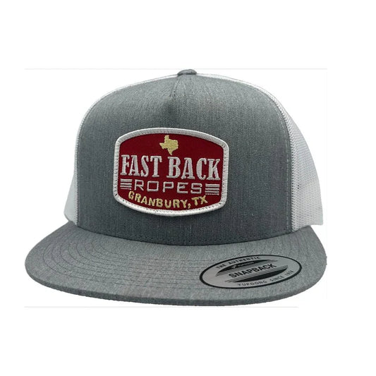 Red Dirt Hat FB Team Roper Heather Grey/White 5 panel