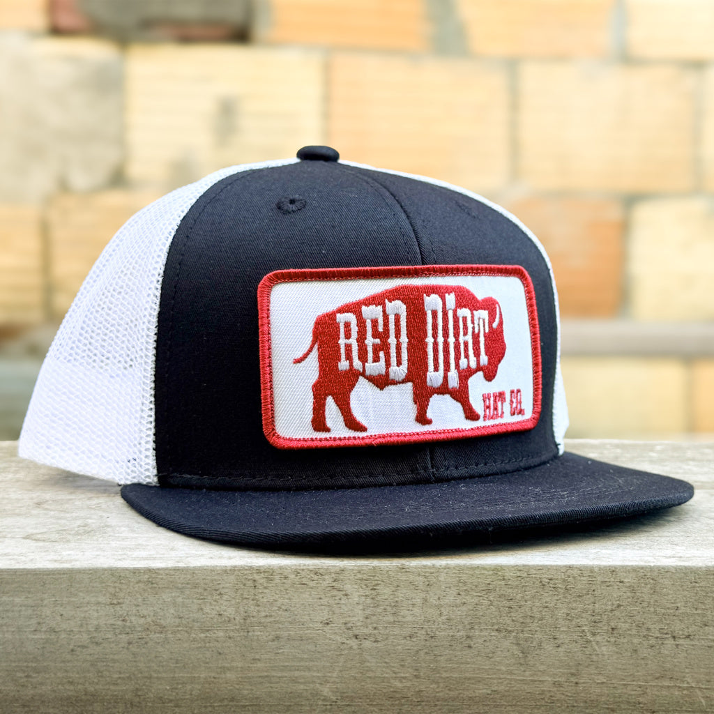 Red Dirt Hat Co. Red Original - Black/White