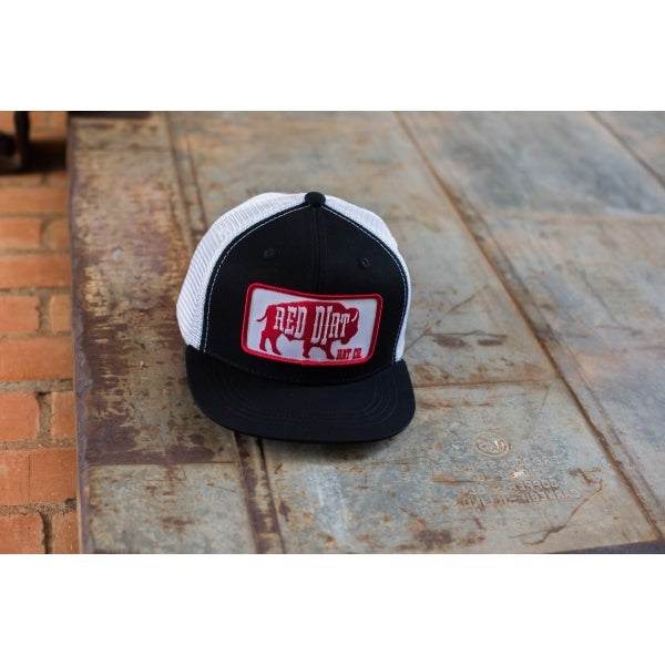 Red Dirt Hat Co. Red Original - Black/White