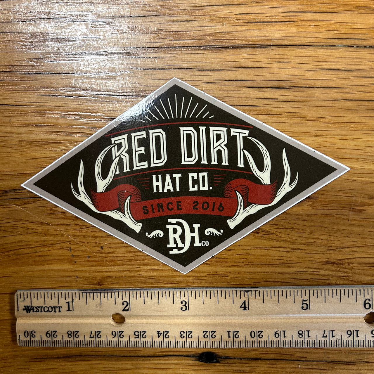 Red Dirt Hat Co. Antler Sticker