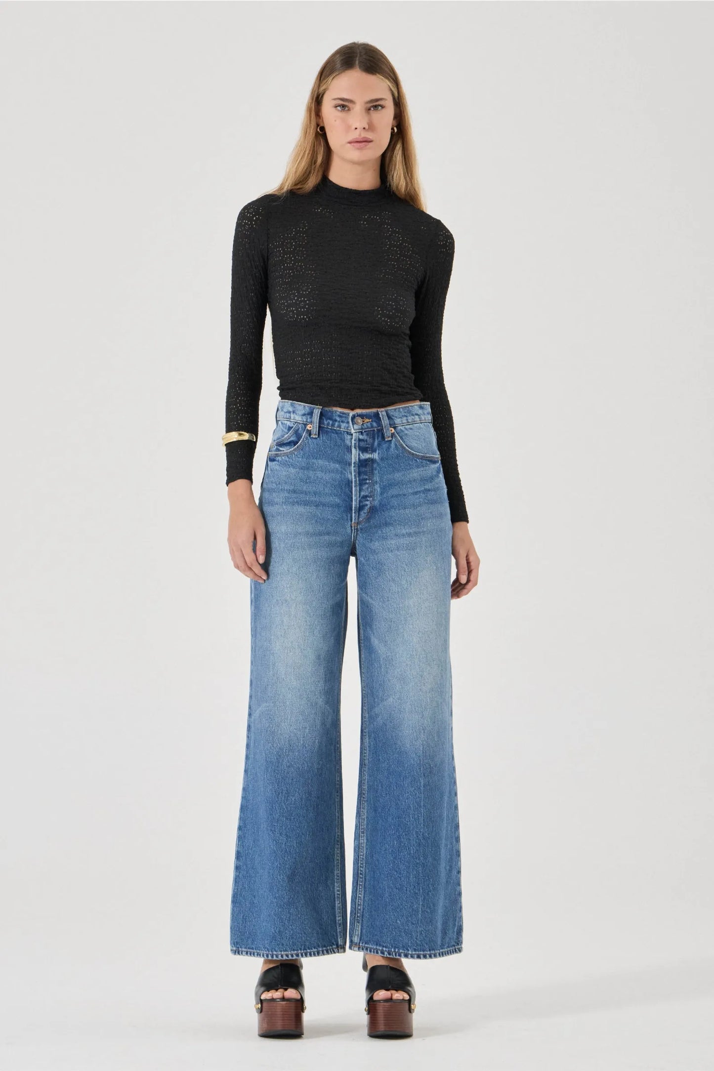 Rolla's Women's Relaxed Sailor Jean Long - Silverlake