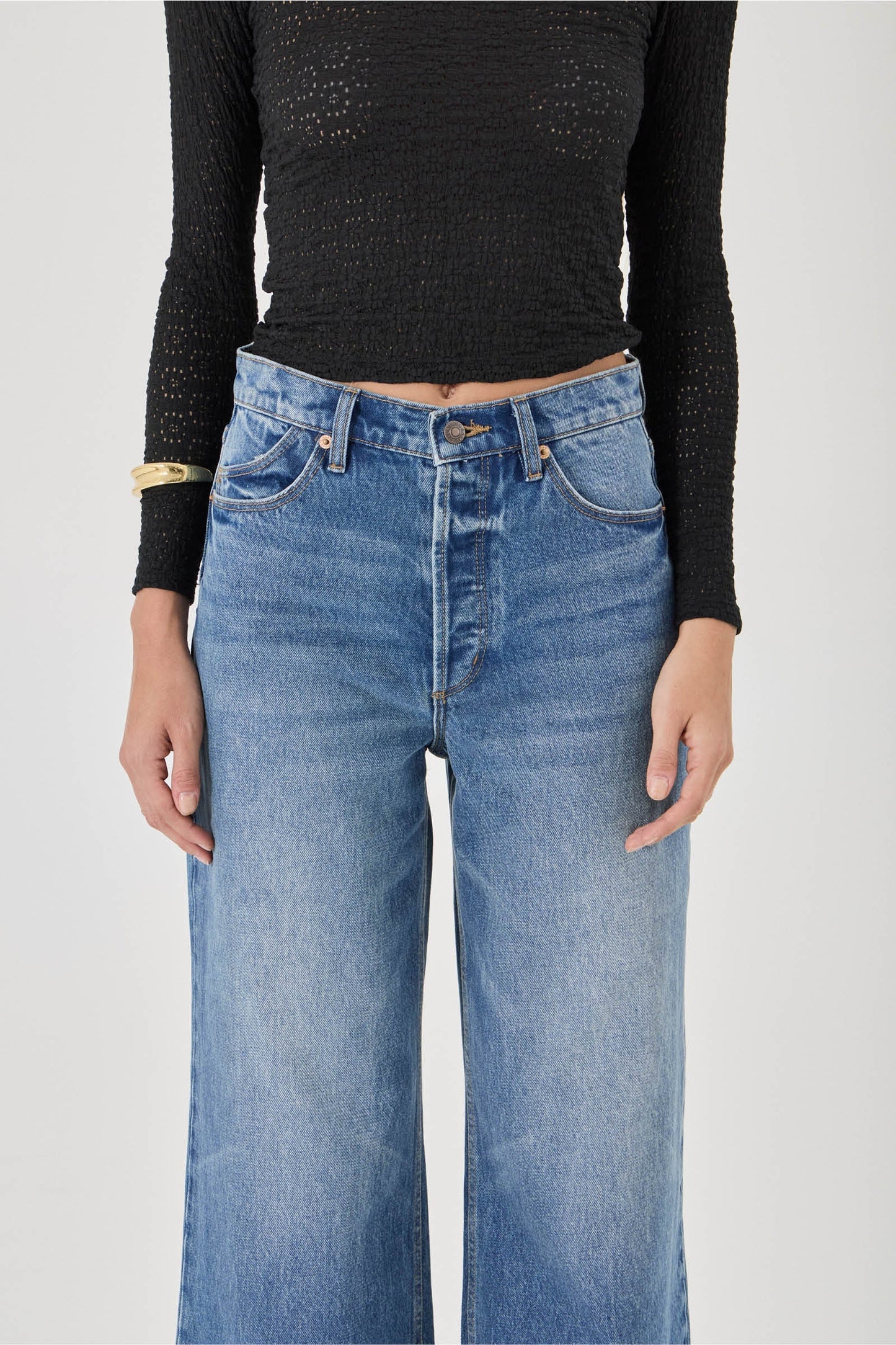 Rolla's Women's Relaxed Sailor Jean Long - Silverlake