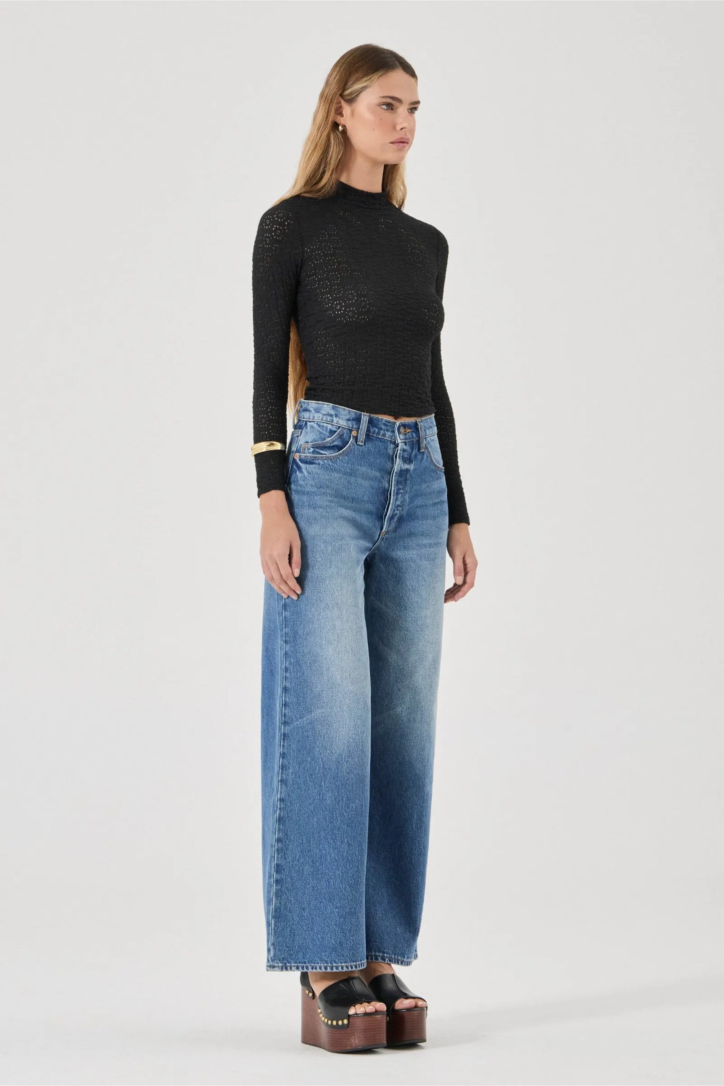 Rolla's Women's Relaxed Sailor Jean Long - Silverlake