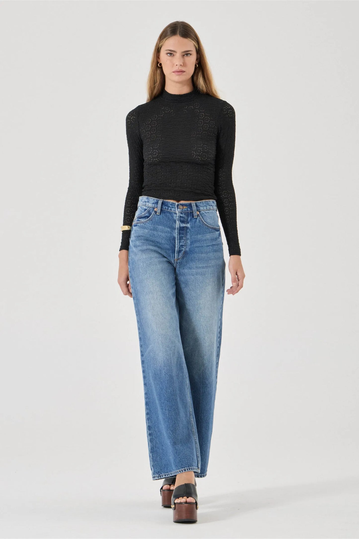 Rolla's Women's Relaxed Sailor Jean Long - Silverlake
