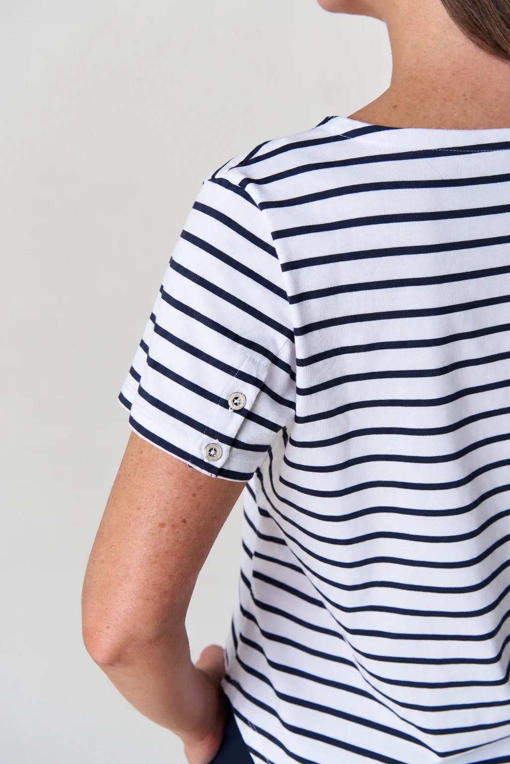 Goondiwindi Cotton Relaxed Button Detail Tee