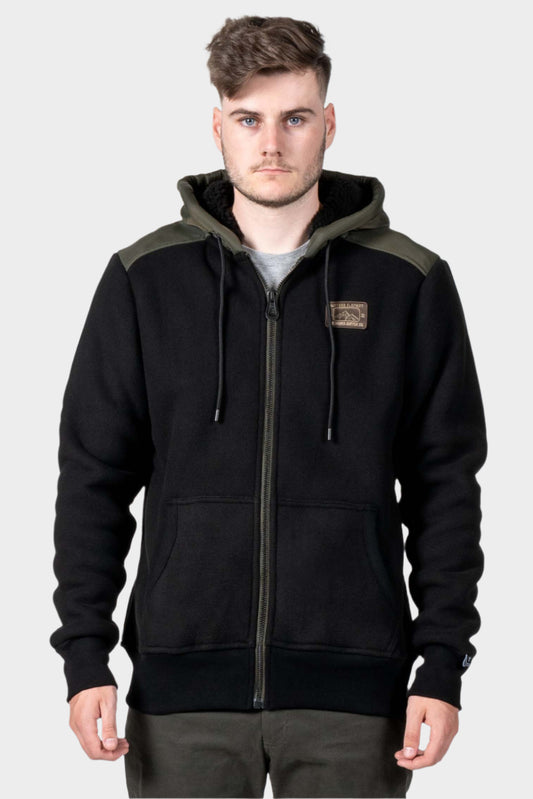 Hunters Element Men's Retro Hoodie - Black
