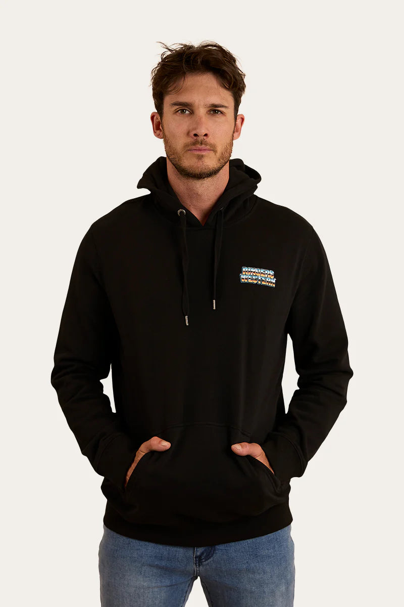 Ringers Western  Mens Rev Head Pullover Hoodie - Black