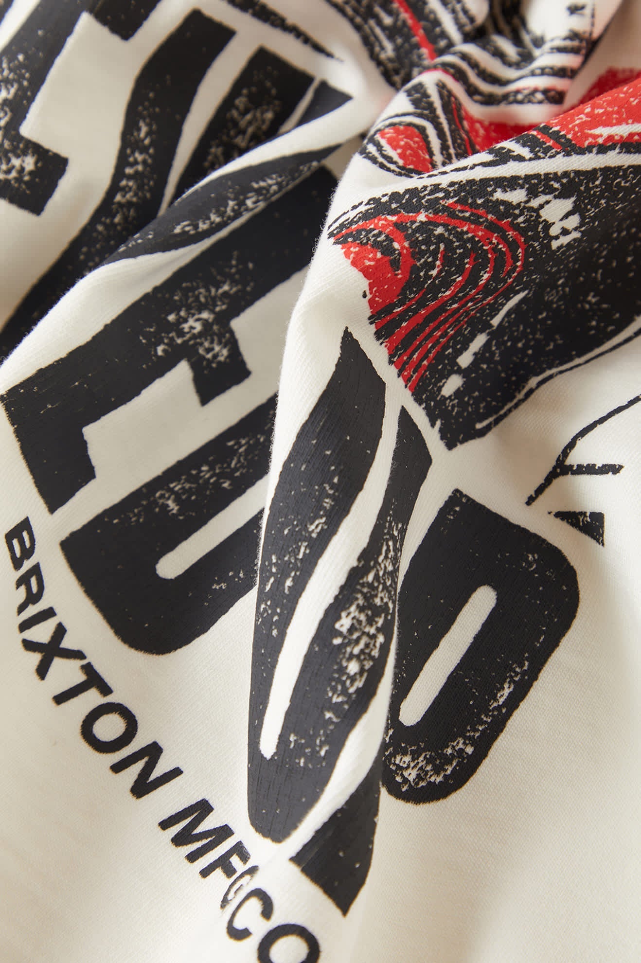 Brixton Women's Revved Up Boxy Crew Tee - Off White