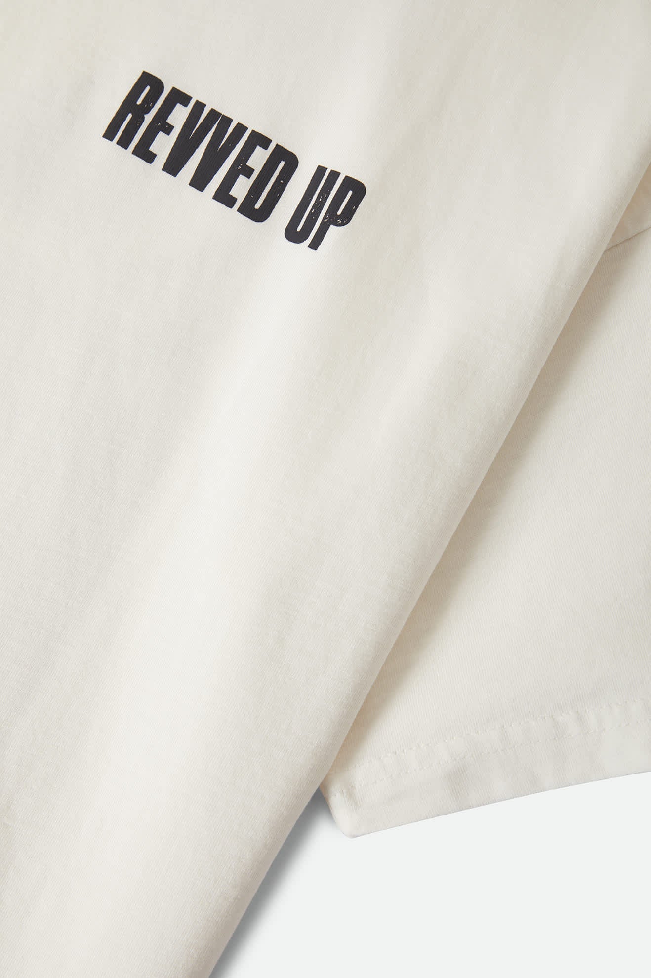Brixton Women's Revved Up Boxy Crew Tee - Off White