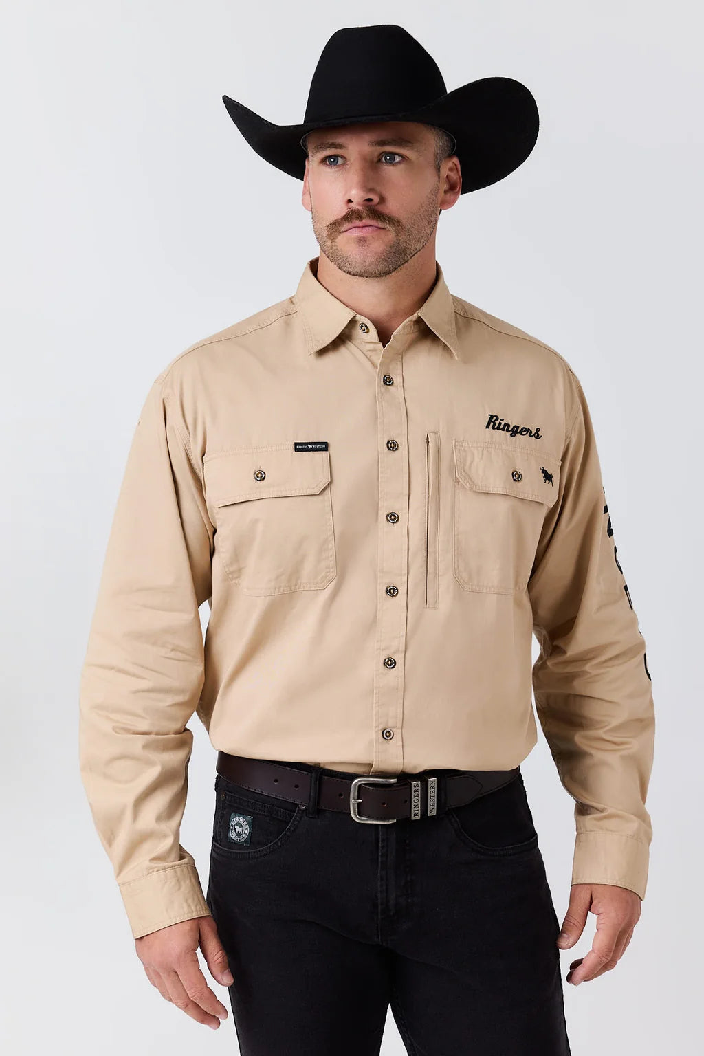 Ringers Western Mens Ridgecrest Full Button Workshirt