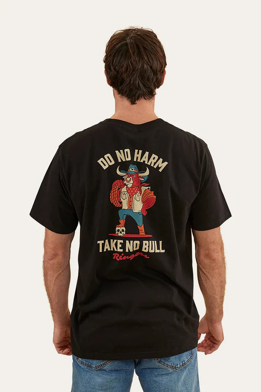Ringers Western  Mens Do No Harm Loose Fit T-shirt - Black