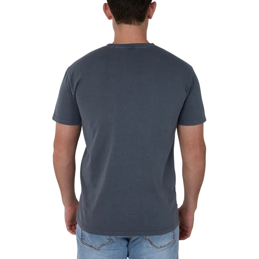 Ringers Western Men's Wild Ridge Eagle Stock Fit T-Shirt – Washed Black