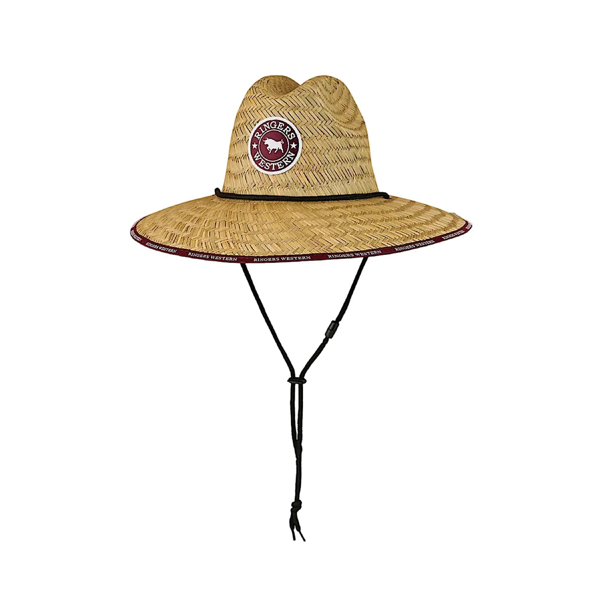 Ringers Western Paddy Straw Hat - Burgundy