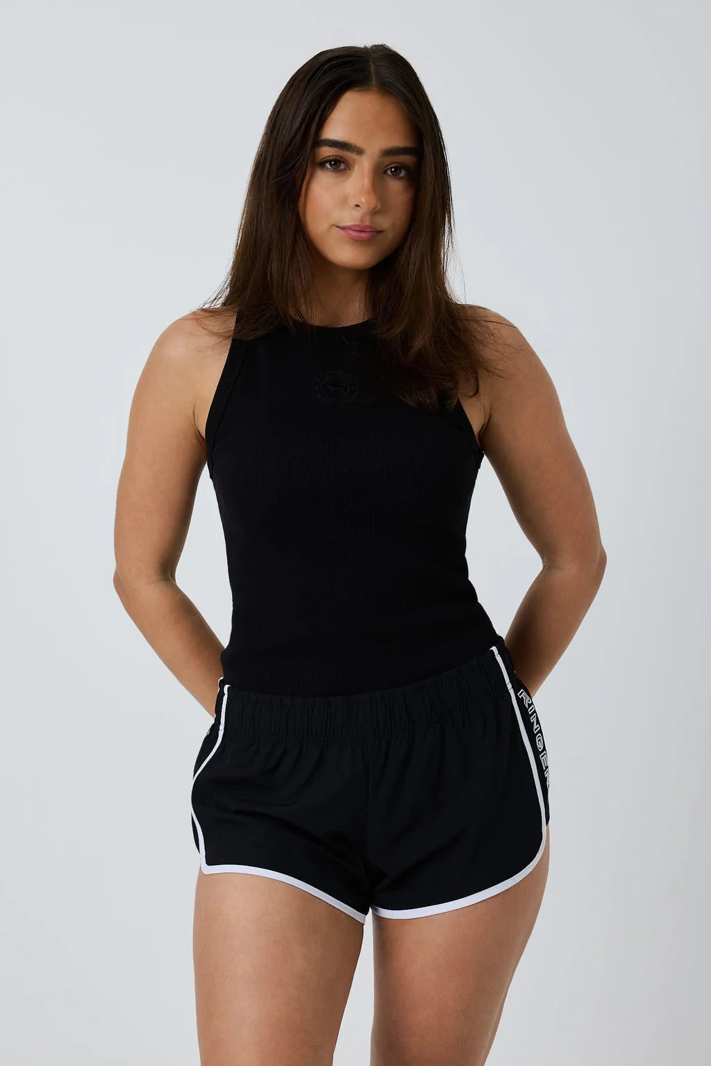 Ringers Western Womens 3 Inch Board Short - Black