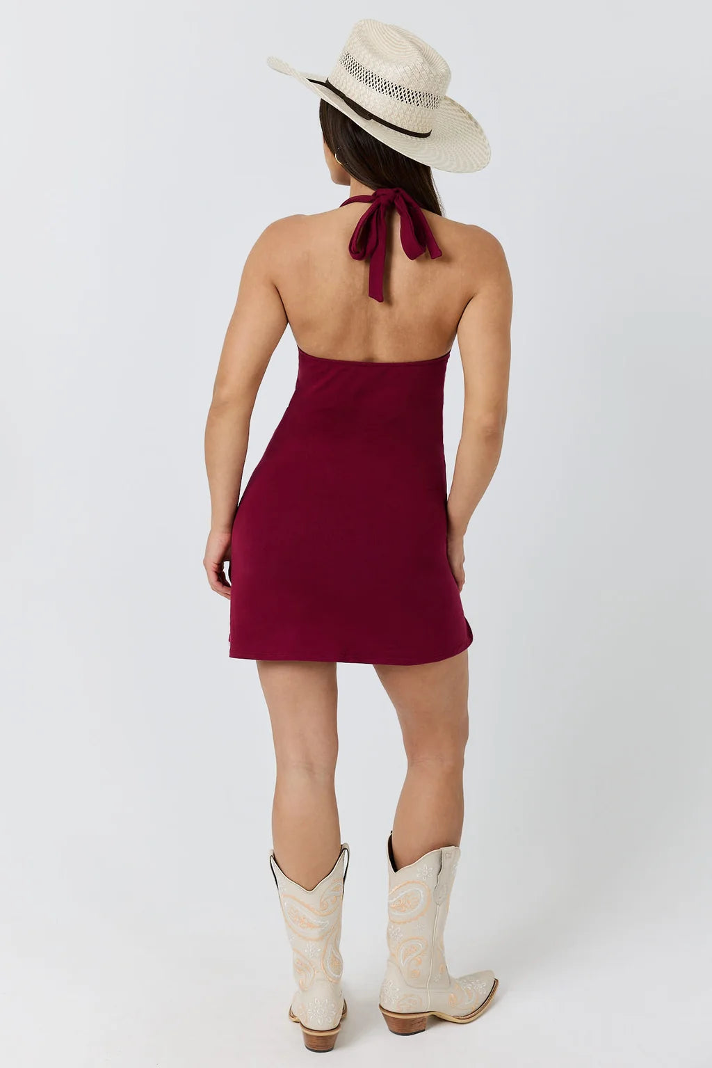 Ringers Western Womens Roam Free Mini Dress - Plum