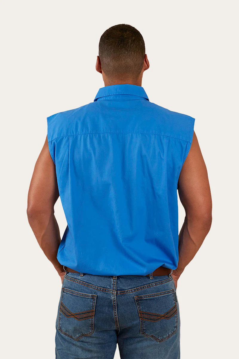 Ringers Western Men's Rob Roy Mens Sleeveless Full Button Work Shirt