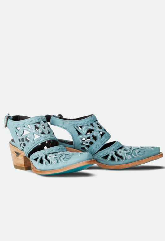 Lane Boots Women's Robin Cut Out Slingback Mule - Powder Blue
