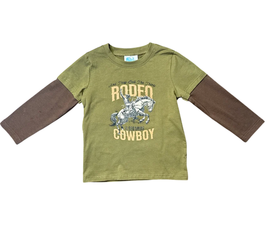 Shea Baby Rodeo Cowboy Long Sleeve Graphic Tee