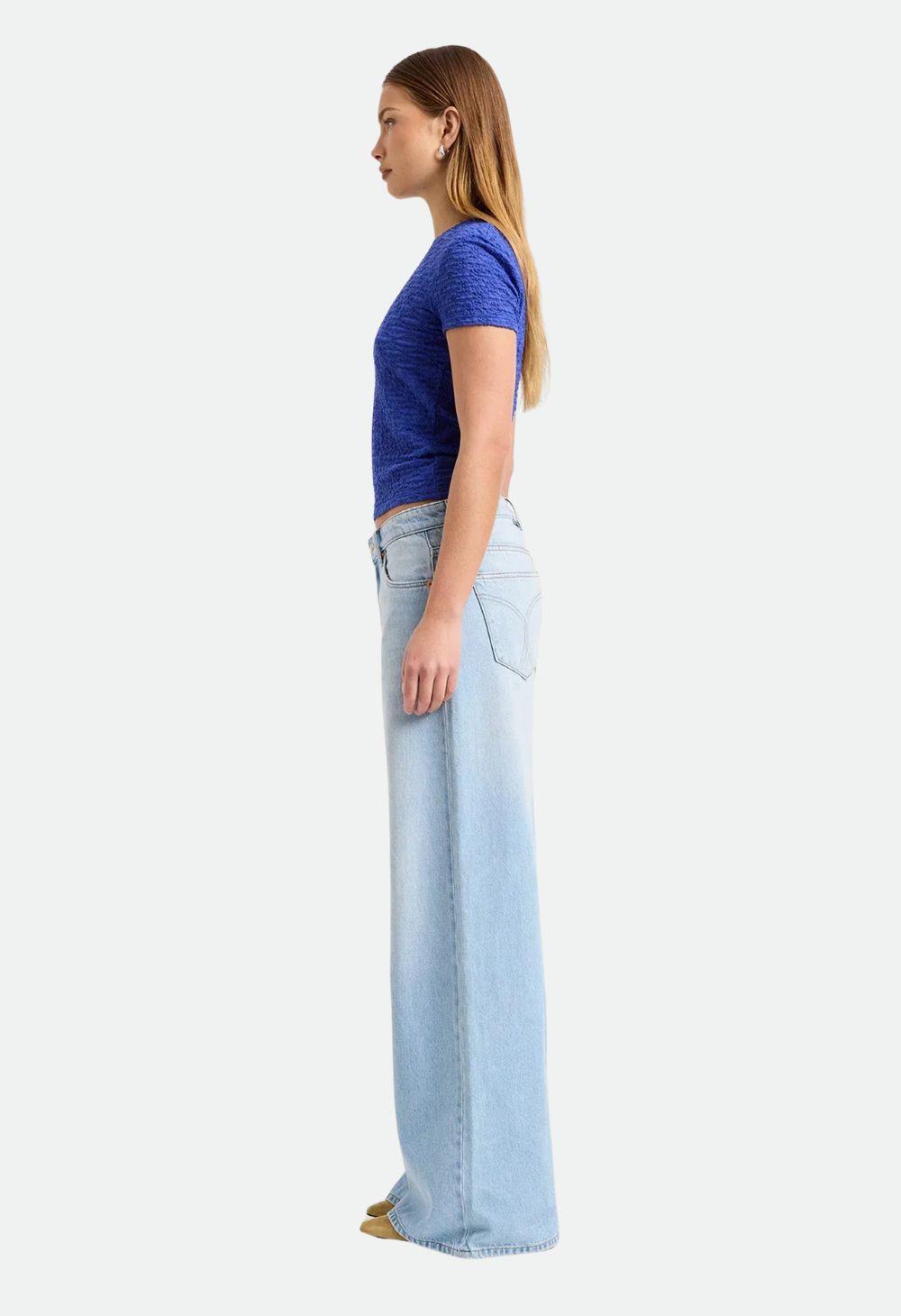 Rolla’s Women’s Daisy Lace Tee – Ultramarine