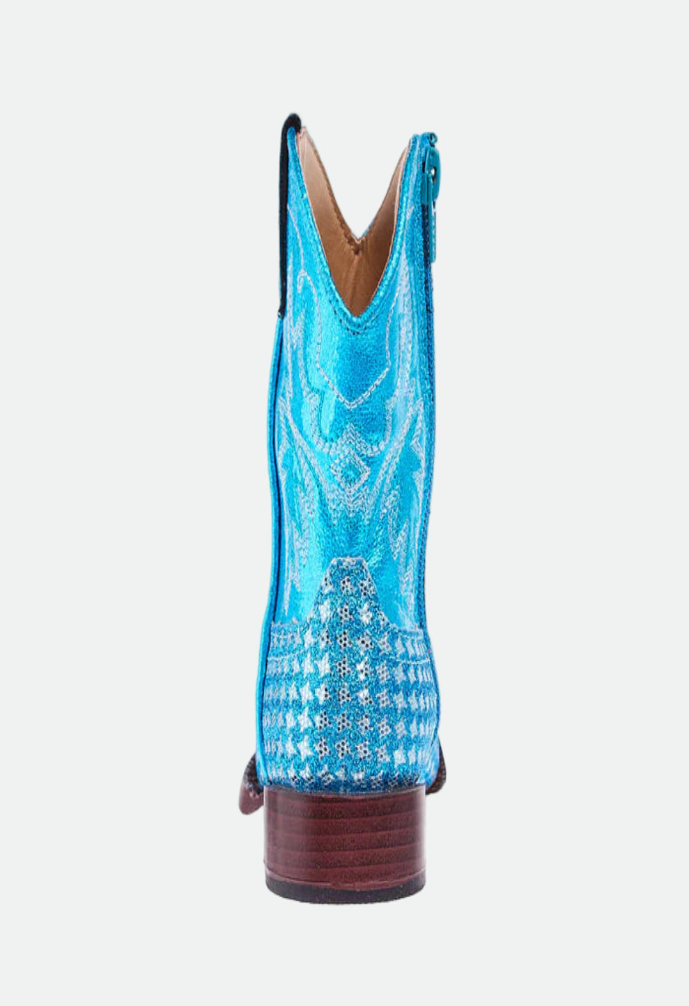 Roper Footwear Toddler Glitter Gleam Checkered Cowgirl Boot