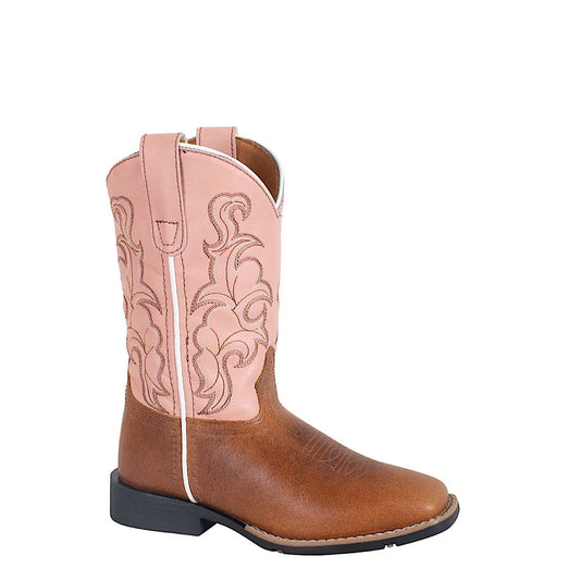 Roper Kid's Gabriel Tan/Pink Leather