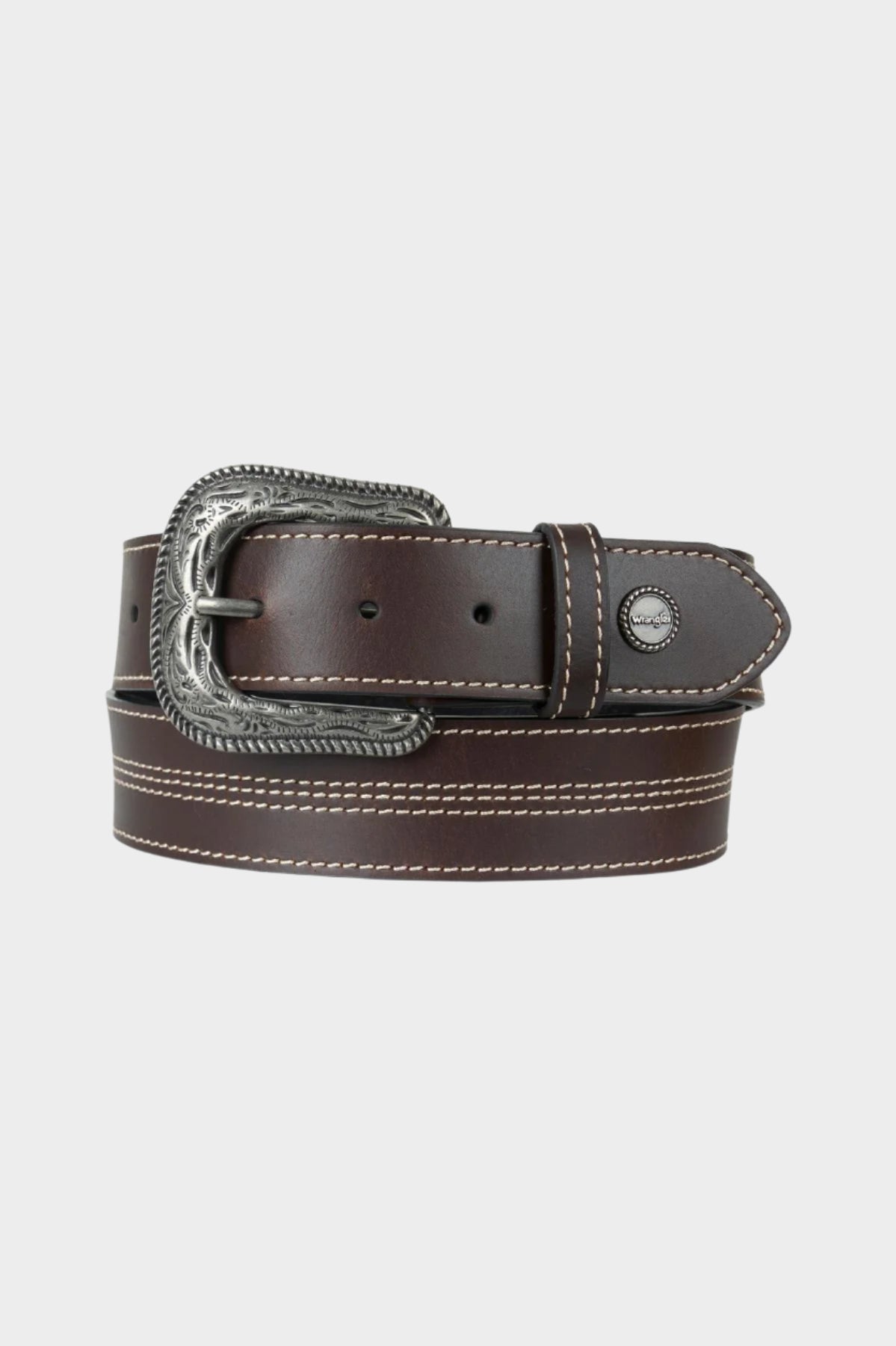 Wrangler Men's Rory Belt - DARK TAN