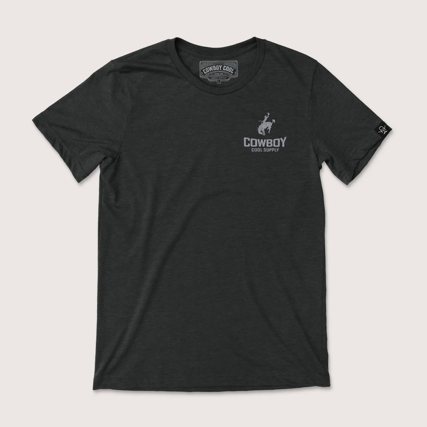 Cowboy Cool Rough Stock T-Shirt - Black