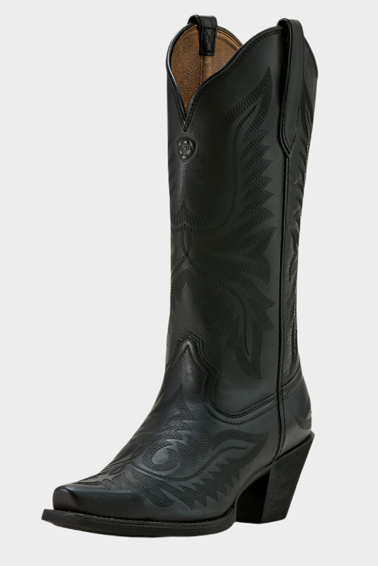 Ariat Womens Round Up Collins Western Boot - Black