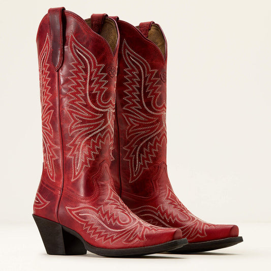 Round Up Collins D Toe Western Boot - Grenadine