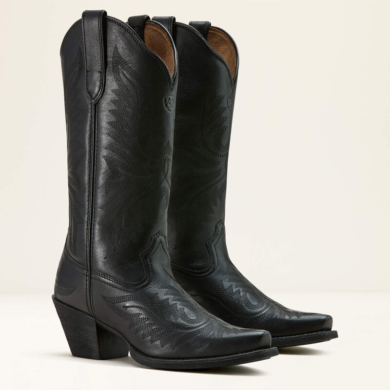 Ariat Womens Round Up Collins Western Boot - Black