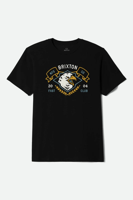 Brixton Ruckett Standard T-Shirt - Black