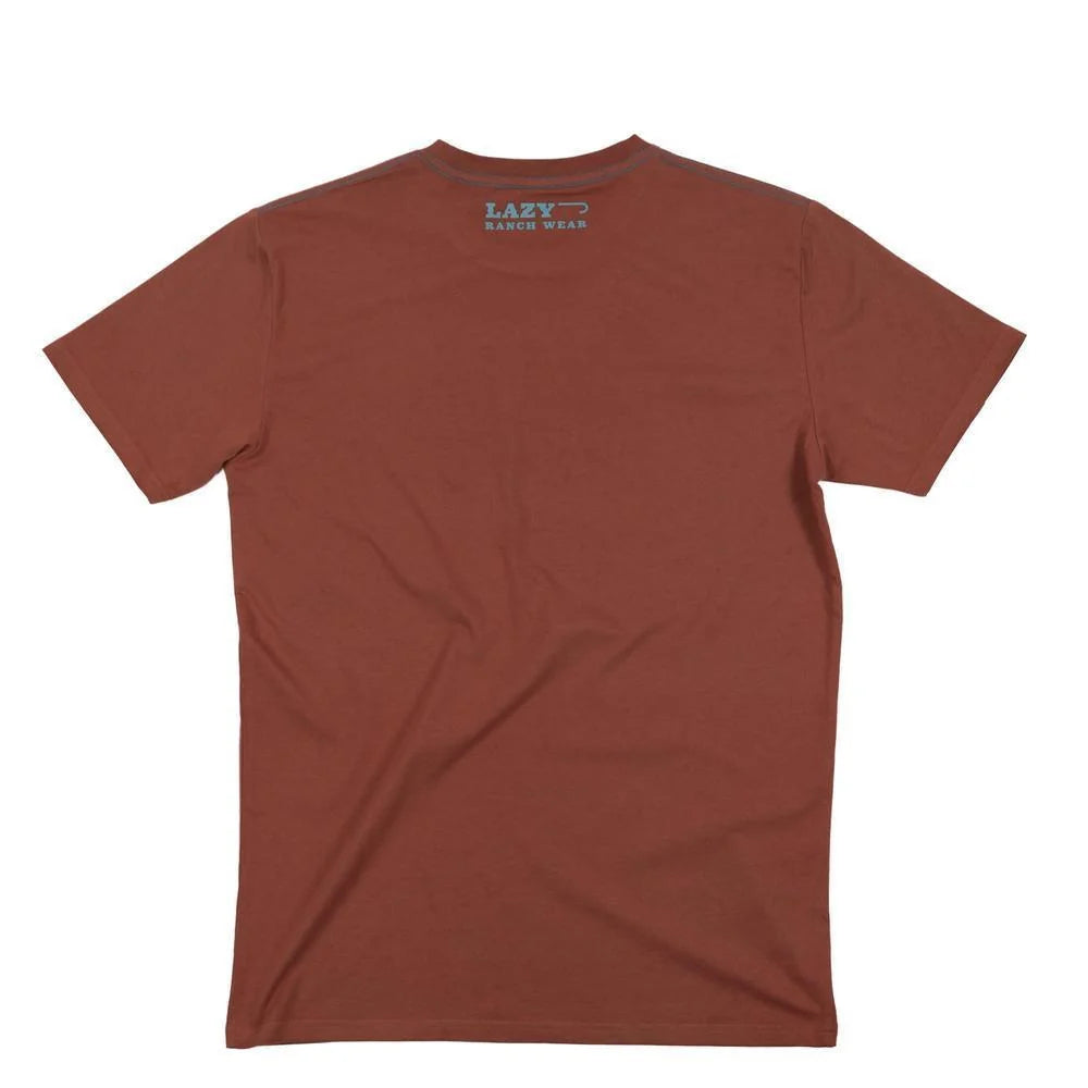 Lazy J Ranch Adobe Demand Short Sleeve T-Shirt - Rust