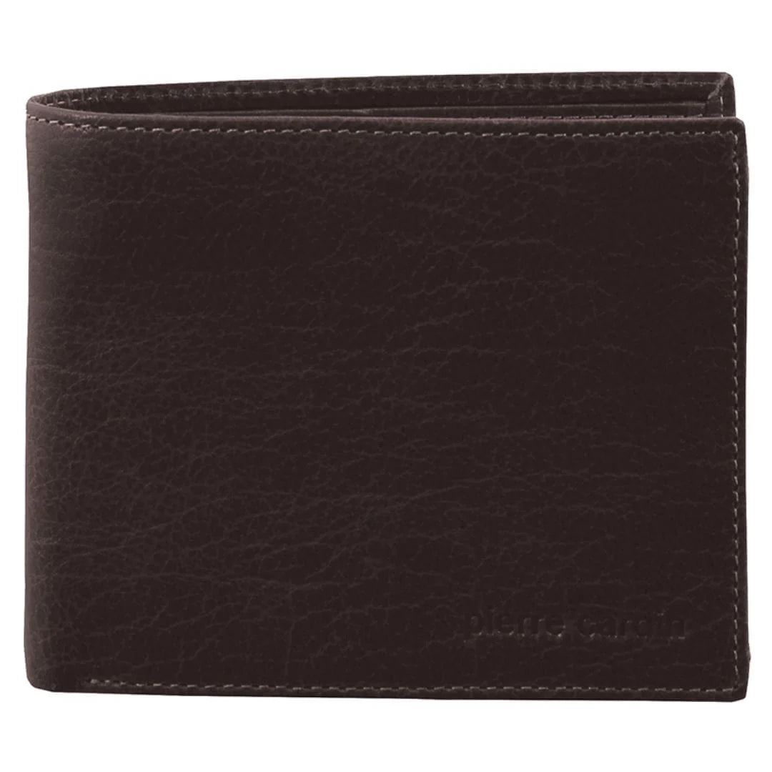 Pierre Cardin Men's Rustic Leather Bi-Fold RFID Protected Wallet 11cm