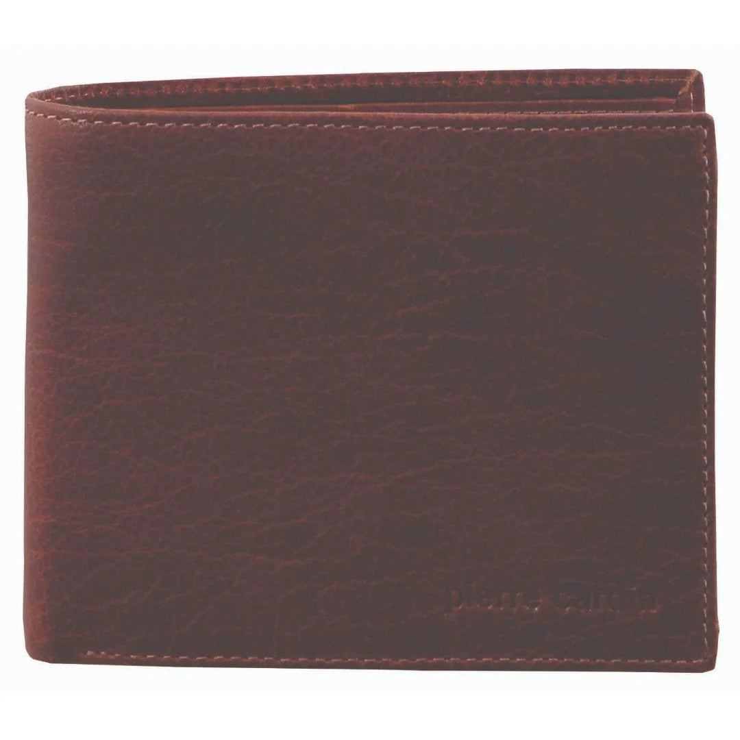 Pierre Cardin Men's Rustic Leather Bi-Fold RFID Protected Wallet 11cm