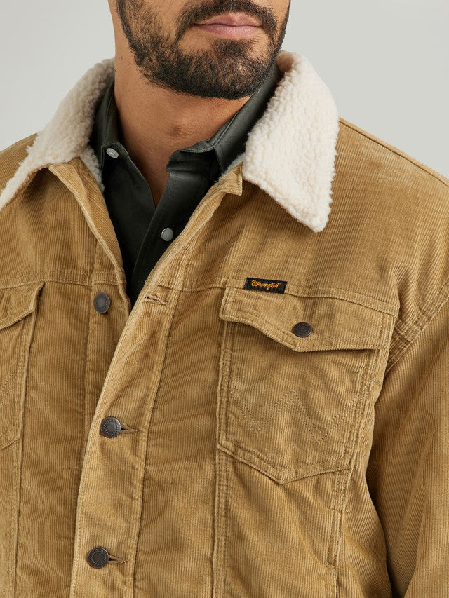 Corduroy Jacket Wrangler Cordjacke Herren Corduroy Sherpa Jacket