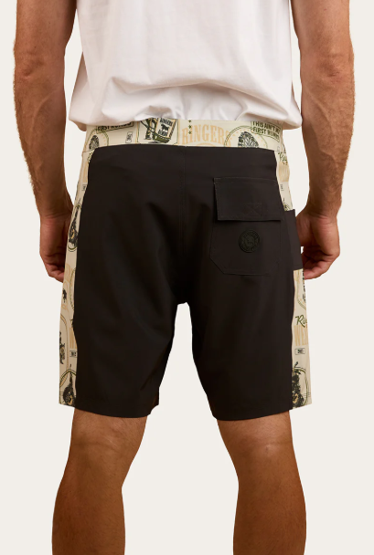 Ringers Western Men's Aint My First Rumbo Swin Short - Charcoal