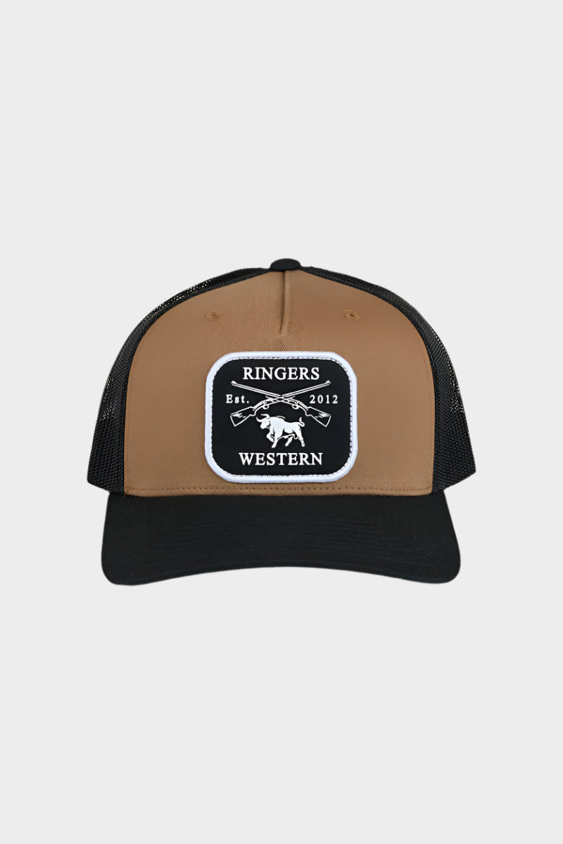Ringers Western Shotgun Trucker Cap - Clay / Black