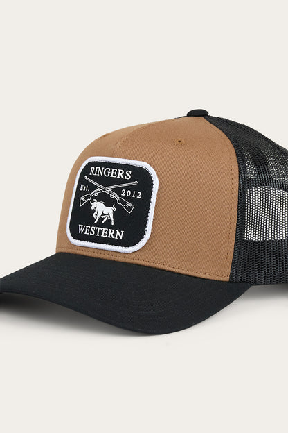 Ringers Western Shotgun Trucker Cap - Clay / Black