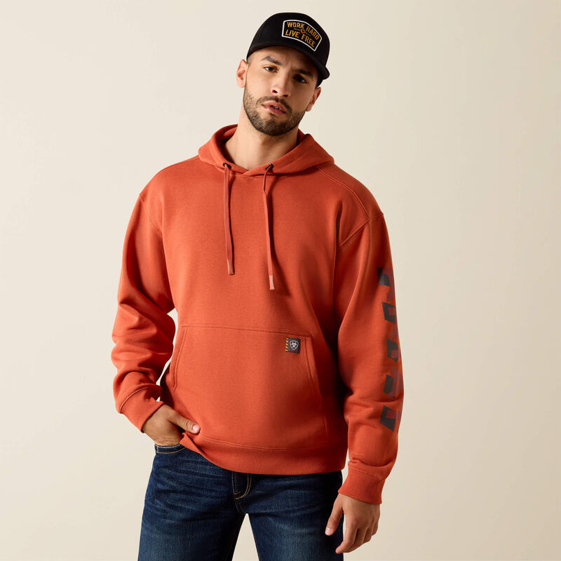 Ariat Men's Rebar Lightweight Logo Hoodie